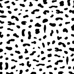 Fototapeta na wymiar Black cheetah print pattern animal seamless. Cheetah skin abstract for printing, cutting, and crafts Ideal for mugs, stickers, stencils, web, cover, wall stickers, home decorate and more.