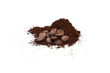 multi-grind coffee on png background.
