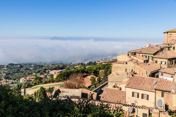 Fototapeta na wymiar Volterra, Italy. Beautiful view of the city