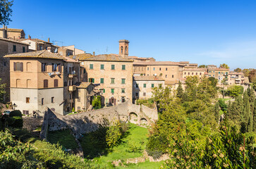 Fototapeta na wymiar Volterra, Italy. View of the old town