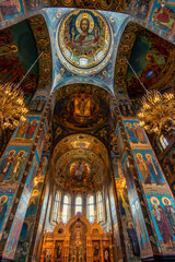 Surrender to the Mesmerizing Beauty of the Church of the Savior on Spilled Blood's Interior, Where Mosaics Illuminate the Path to Spiritual Serenity.