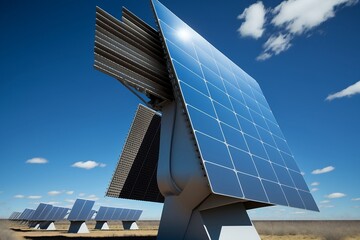 Obraz premium solar panels on a roof. 