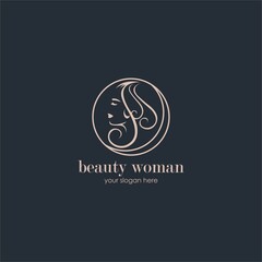 modern, elegant women's beauty logo