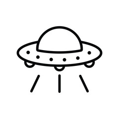 ufo icon vector design template in white background