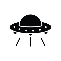 ufo icon vector design template in white background