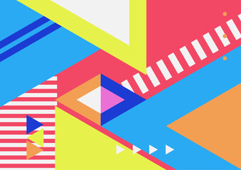 Cool trendy covers design. Colorful modernism. Minimal geometric shapes composition. Futuristic patterns.