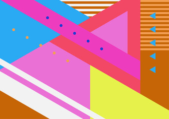 Modern abstract covers set, minimal covers design. Colorful geometric background, vector illustration.