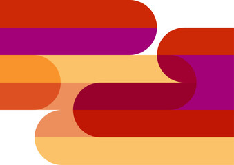 Vector swiss modernism banners set. simple geometric shapes and forms.