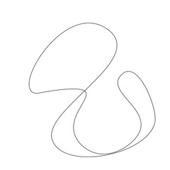 Abstract Squiggles Line Element