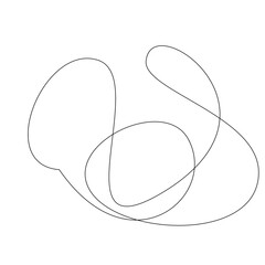 Abstract Squiggles Line Element