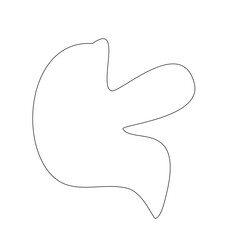 Abstract Squiggles Line Element