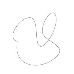 Abstract Squiggles Line Element