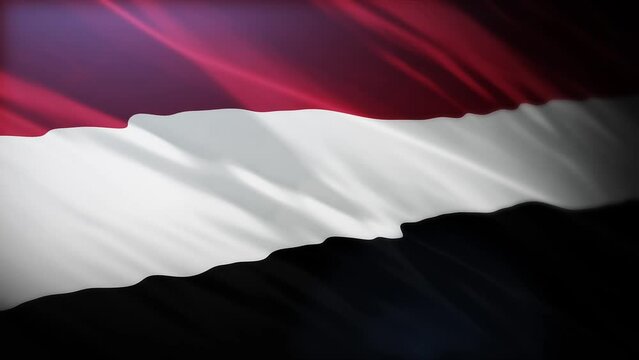 Flag of Yemen, full screen, high resolution, 4K Flag of Republic of Yemen