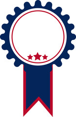 American Medal Element, Template, Design, Vector