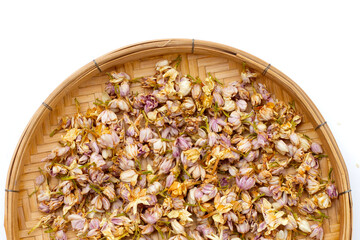 Dried jasmine flowers for tea
