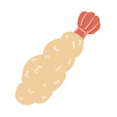 Shrimp Tempura Cartoon illustration Tempura Drawing