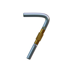 Carabiner Tech 3D Alphabet or PNG Letters