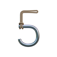 Carabiner Tech 3D Alphabet or PNG Letters