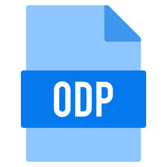ODP file format extension icon