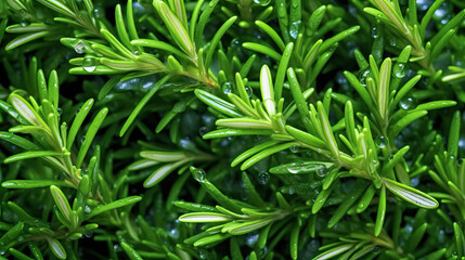 Background of  Rosemary , HD, Decorate with water drops, Background Wallpaper, Desktop Wallpaper , Generative Ai