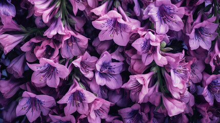 Obraz premium Background of Penstemon , HD, Decorate with water drops, Background Wallpaper, Desktop Wallpaper , Generative Ai
