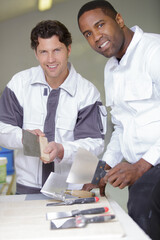 Obraz premium a team is preparing the renovations