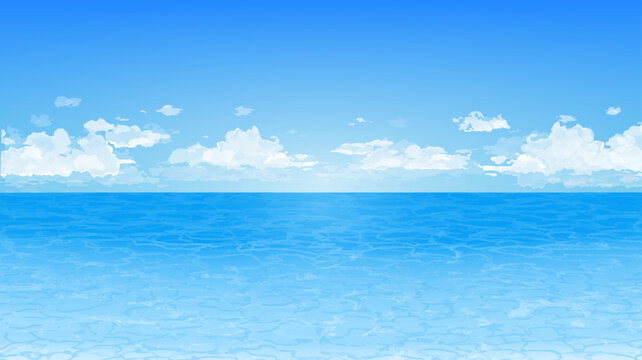 Sea and sky Illustration 2