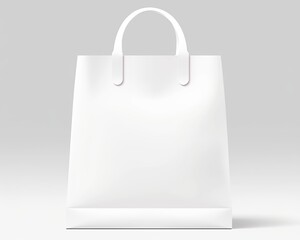 White tote bag isolated, mockup, Generative Ai
