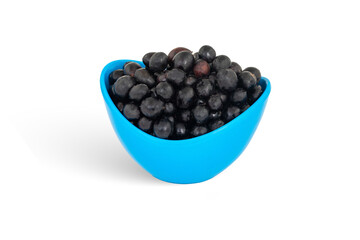 Closeup of the fruit Karonda, Bengal-Currants, Black Currants, and Carandas-Plum 