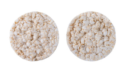 Stack of crackers or diet fit loaves isolated on white background. With clipping path. Full depth of field. Focus stacking