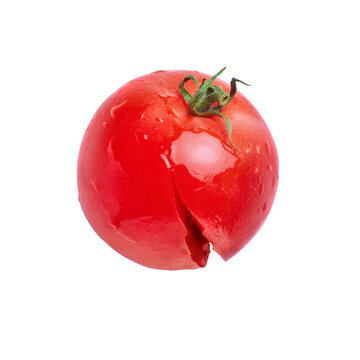 rotted tomato.   verfaulte Tomate