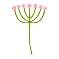 decorative pink flower