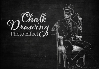 Chalk Drawing Photo Effect