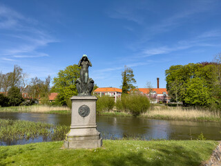 In memory of Emil Christian Hansen, the statue ”Gærpigen” (”The Heast Girl”) was erected...