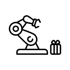 technology robotic sign symbol vector