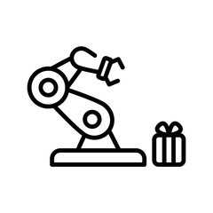 technology robotic sign symbol vector