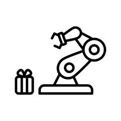 technology robotic sign symbol vector