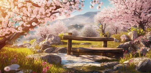 Obraz premium cherry blossom 日本の夜桜 船橋 海老川 千葉 ライトアップ 春 絶景