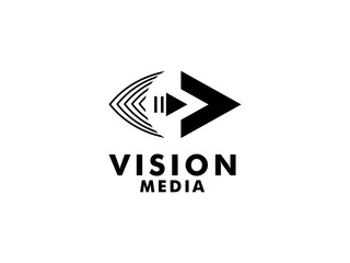 Vision Media Logo vector Template