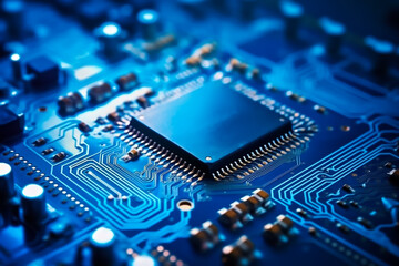 Computer micro chip with motherboard technology