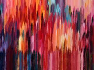 Colorful background abstract brush line red