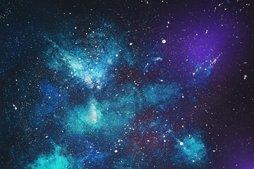 Fototapeta na wymiar The universe is filled with stars, nebula and galaxy