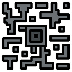 Obraz na płótnie Canvas aztecdode barcode and qr code scanning