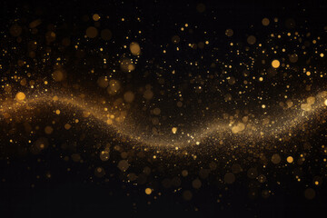 Fototapeta premium Beautiful Glittering Confetti Background, Generative AI