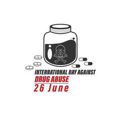 social media feed template design for world anti drug day