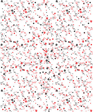 meter print pattern consisting of dots and lines