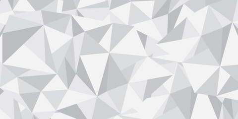 Fototapeta premium Abstract background with triangles. Geometric gray ice texture background.