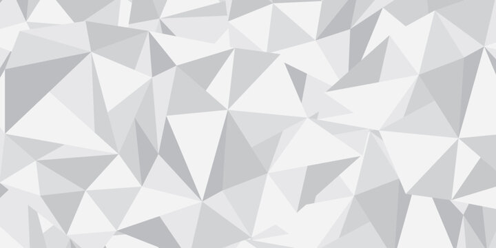 Abstract background with triangles. Geometric gray ice texture background.