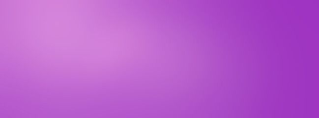 Soft lilac purple color gradient background. Long banner. Copy space