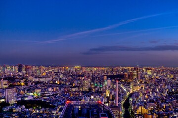 東京夜景　品川方面